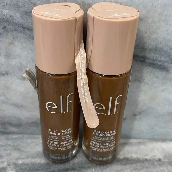e.l.f. halo glow liquid foundation Ready to glow? ✨ , ., I’m showing you 4 ways to use the e.l.f. Halo Glow  Liquid Filter 😍, ., From a subtle highlighter to an all-over glow, this  product does it all. My holy grail product for sure 🤩, main image 0